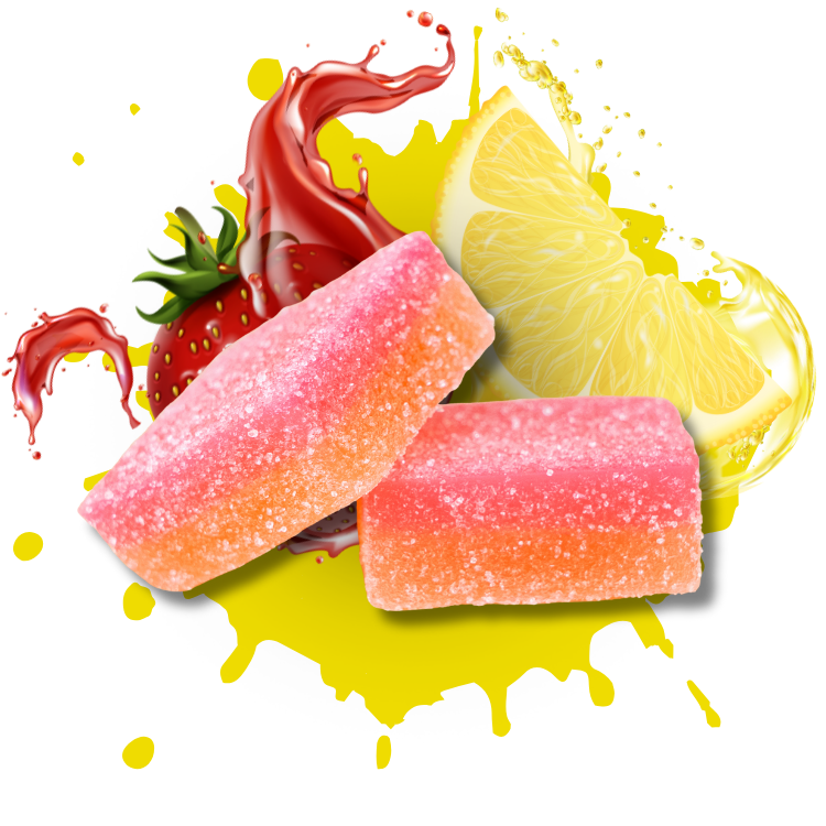 BITEZ - Delta-8 + Delta-9 + THCP 2000MG Gummies - Strawberry