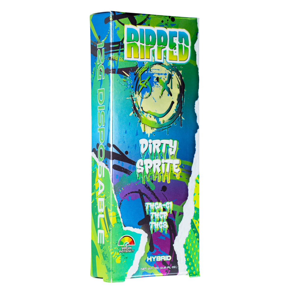 RIPPED - THCA-C1 Blend - 12G Disposable - Dirty Sprite - Hybrid