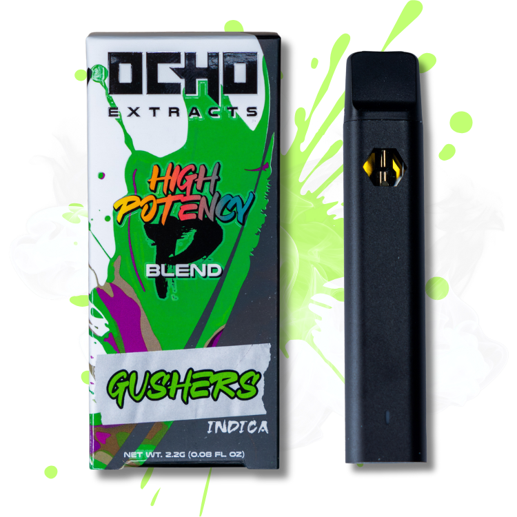 2.2 Gram Disposable P Blend Gushers Ocho Extracts 2.2 Gram Disposable P Blend Gushers Ocho Extracts