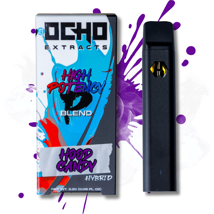 2.2 Gram Disposable P Blend Hood Candy – Ocho Extracts