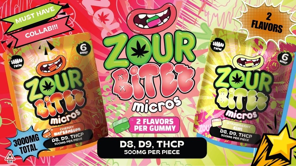 ZOUR x BITEZ Micros 3,000MG Gummies: When Cannabis Legends Collide