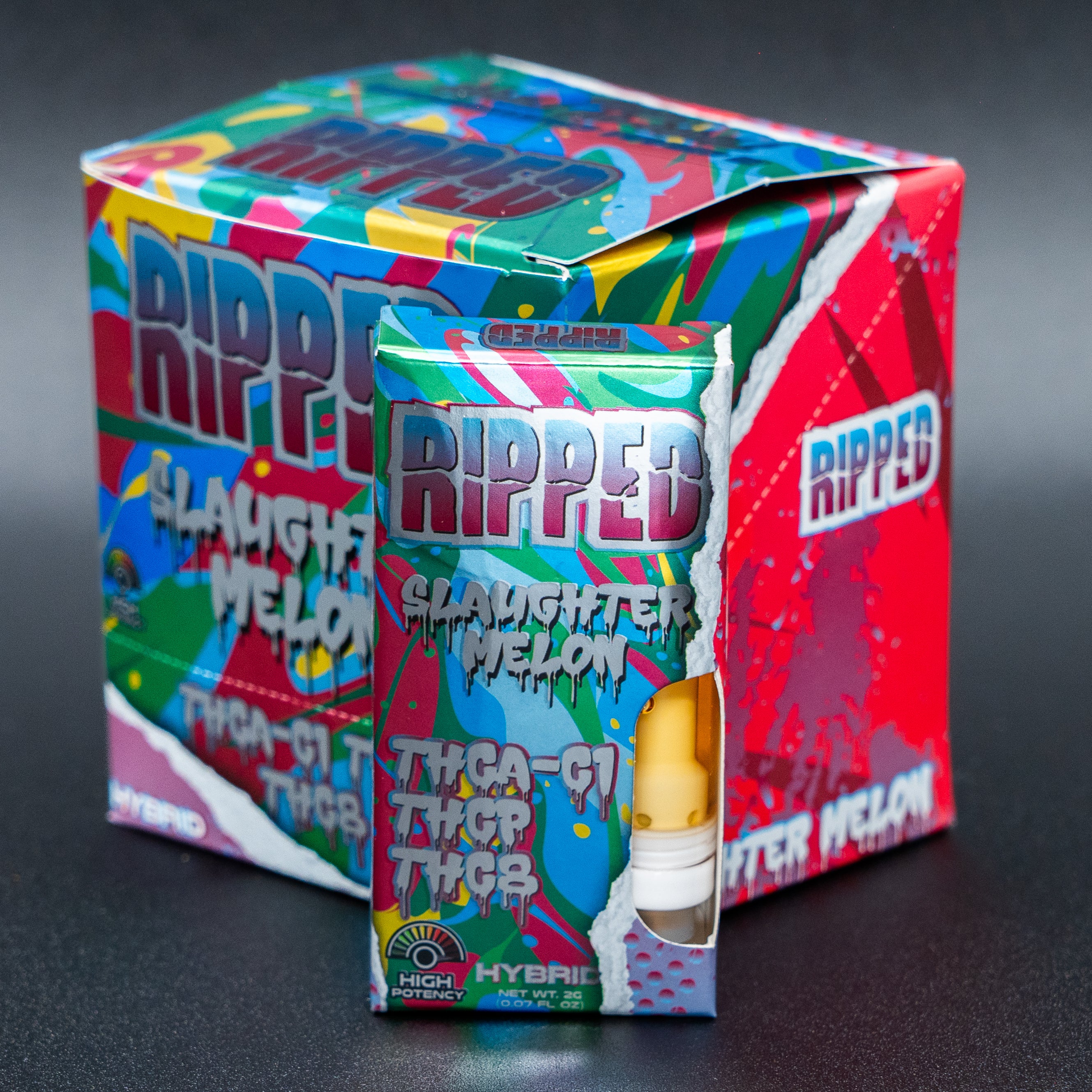 RIPPED - 2G Cartridges - THCA-C1 + THCP + THC8