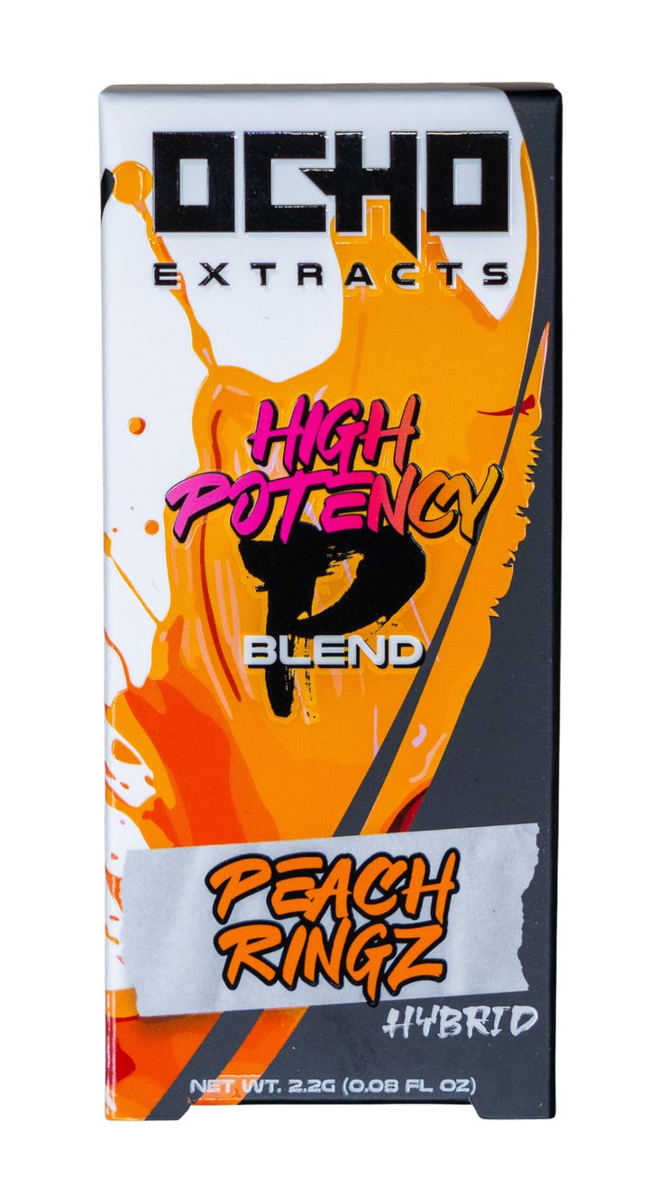 P Blend - 2.2 Gram Disposable - Peach Ringz - Hybrid