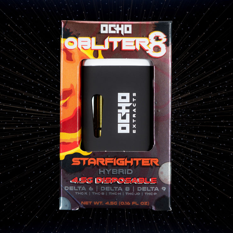 Obliter8 4.5 Gram Disposable - Star Fighter - Hybrid - Live Resin Device