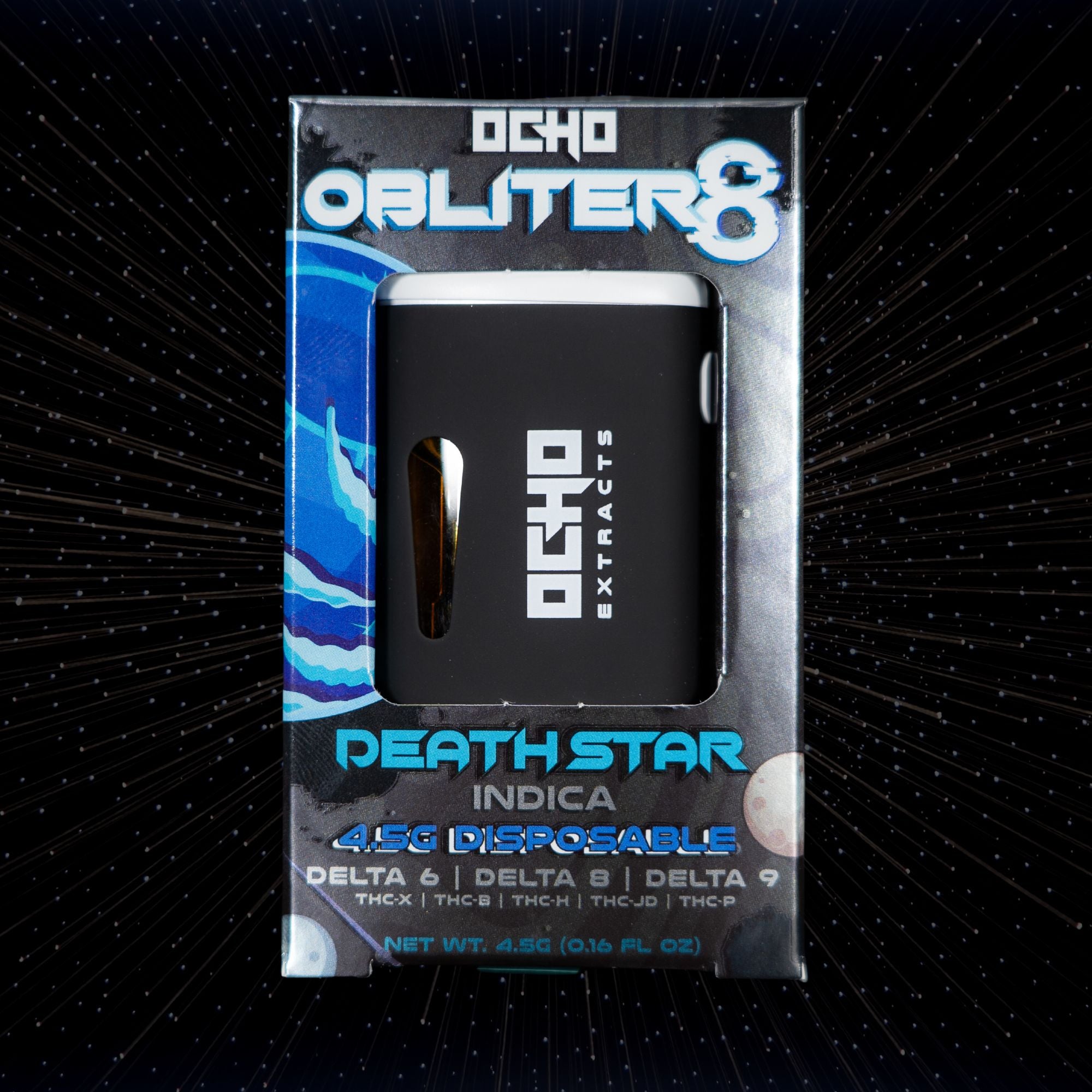 Obliter8 4.5 Gram Disposable - Death Star – Ocho Extracts