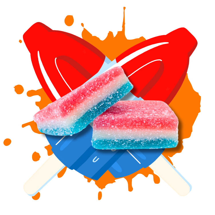 BITEZ - Triple-Stacked 2,000MG Gummies - Bomb Pop - Limited Edition