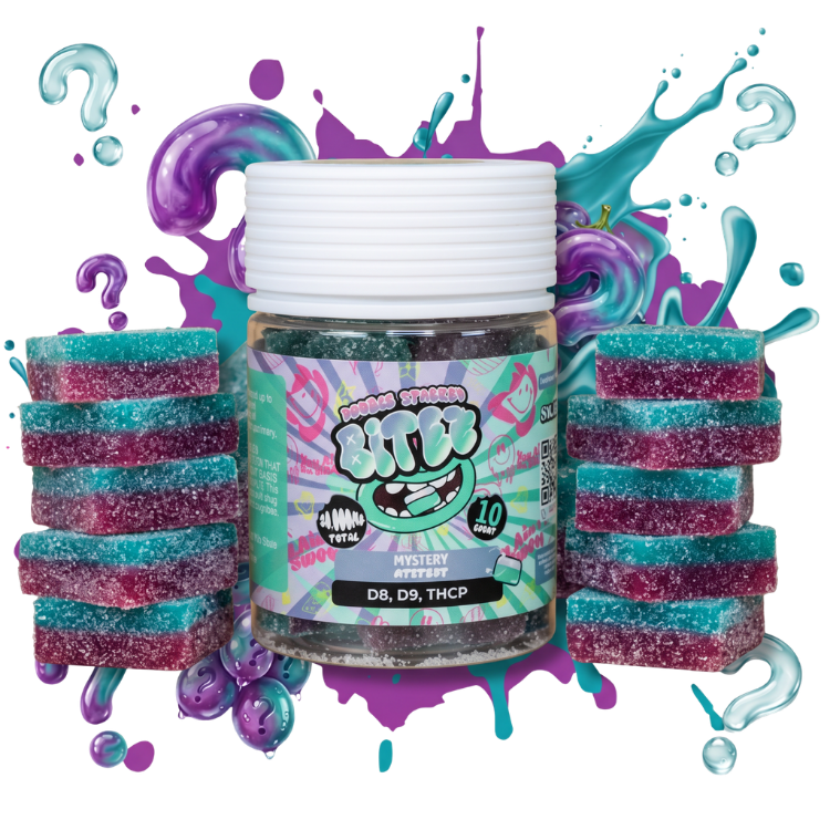 BITEZ Gummies 10,000MG Jarz - Delta-8 + Delta-9 + THCP - Mystery