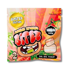 美品 DieTRAX – The Eight Bit Strikes Back BITEZ - D8 + D9 + THCP 2000MG Gummies - Strawberry Shortcake