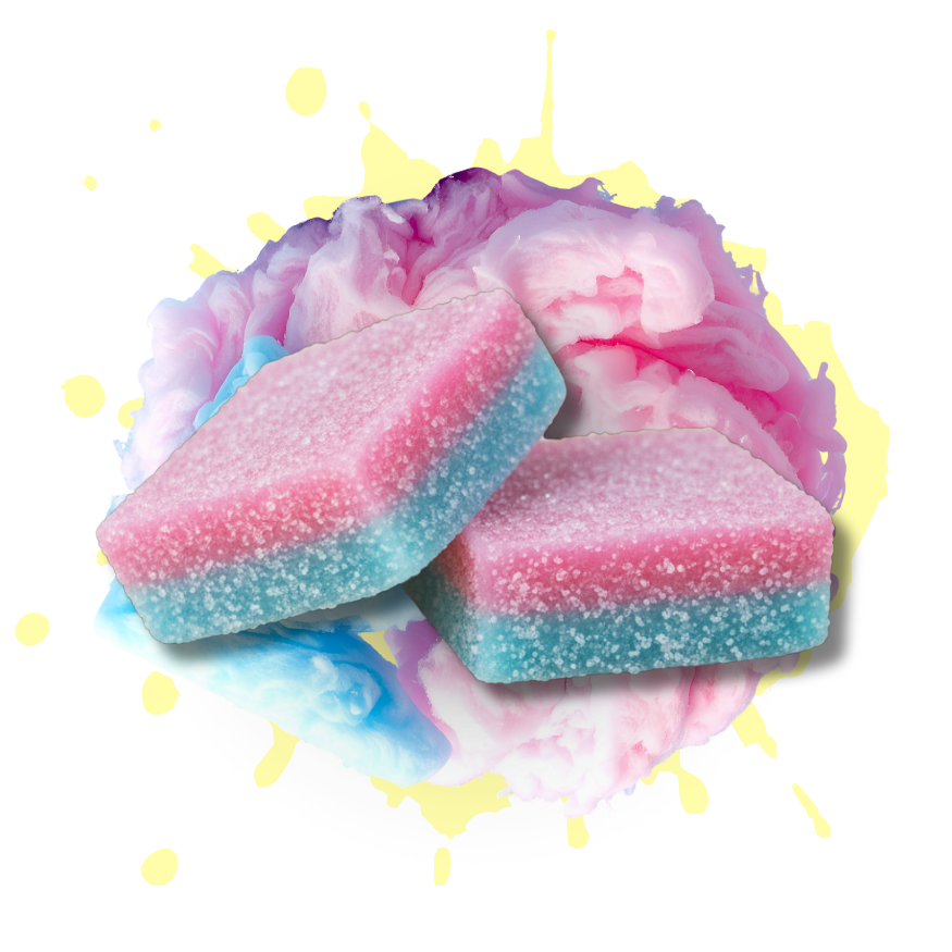 BITEZ - Delta-8 + Delta-9 + THCP 2000MG Gummies - Cotton Candy