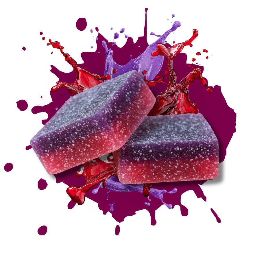 BITEZ - Delta-8 + Delta-9 + THCP 2000MG Gummies - Galactic Punch