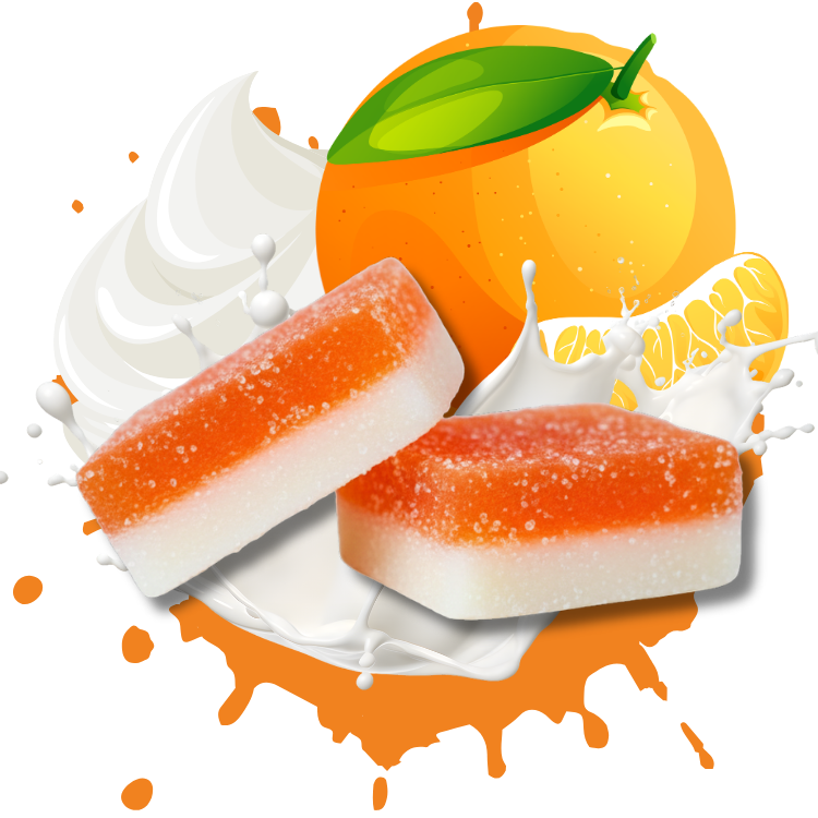 BITEZ - Delta-8 + Delta-9 + THCP 2000MG Gummies - Tangerine Dream