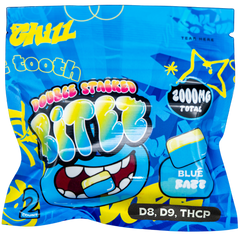 BITEZ - Delta-8 + Delta-9 + THCP 2000MG Gummies - Blue Razz