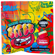 BITEZ - THCA + Delta-9 + THCP 2000MG Gummies - Cherry Mango