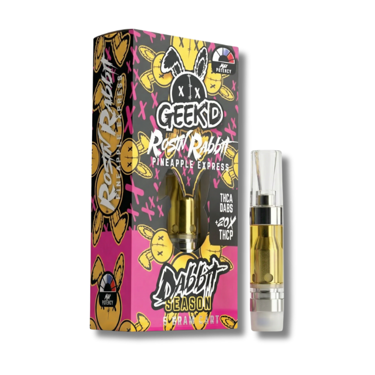 Geek'd Extracts - Dabbit Rosin Rabbit - Pineapple Express - THCA + 20x ...
