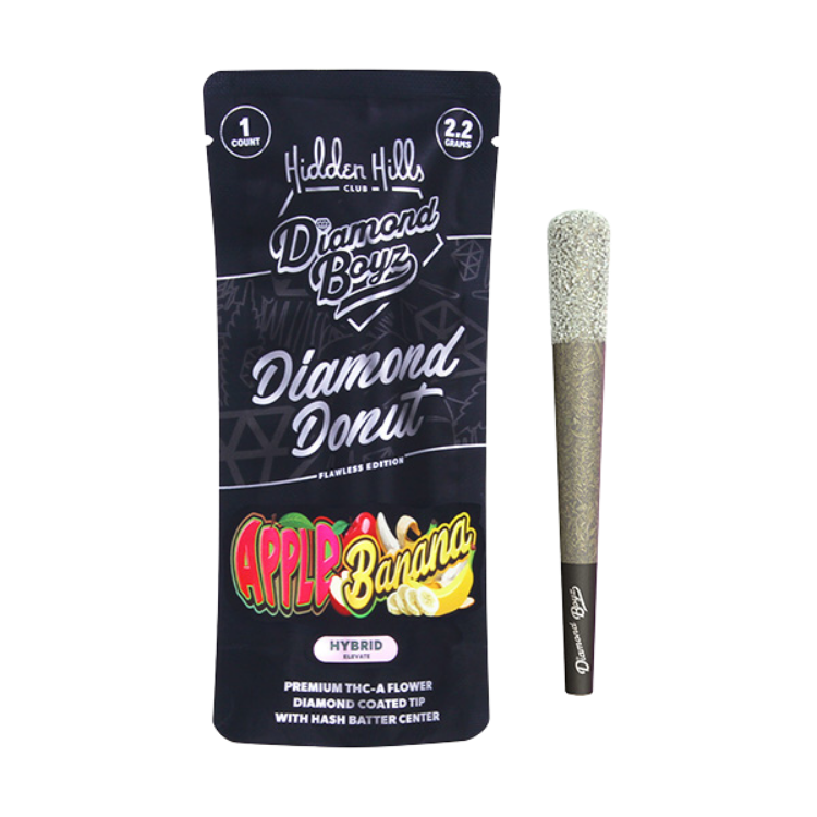 Hidden Hills Diamond Donut THCA Hash Hole Prerolls | 2.2g