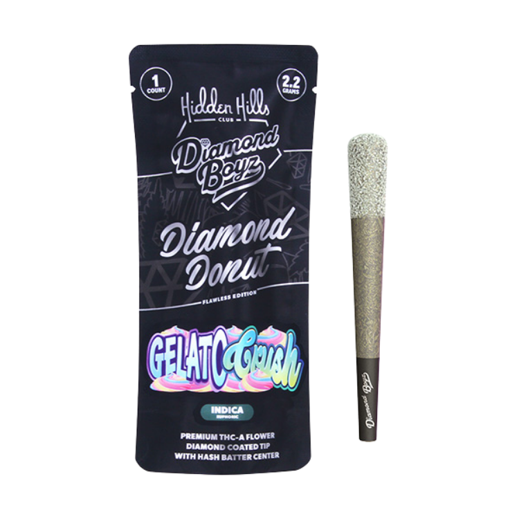Hidden Hills Diamond Donut THCA Hash Hole Prerolls | 2.2g