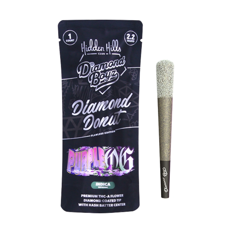 Hidden Hills Diamond Donut THCA Hash Hole Prerolls | 2.2g