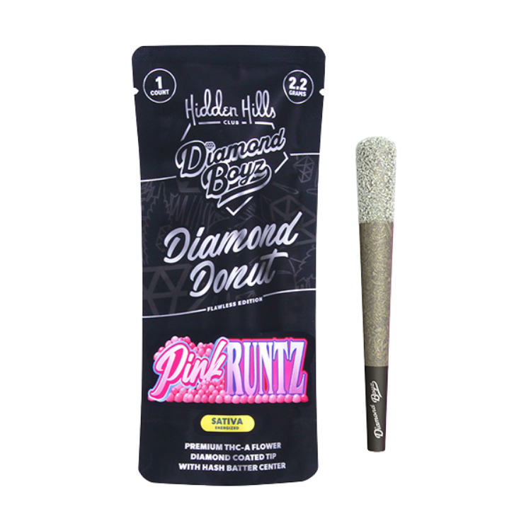 Hidden Hills Diamond Donut THCA Hash Hole Prerolls | 2.2g