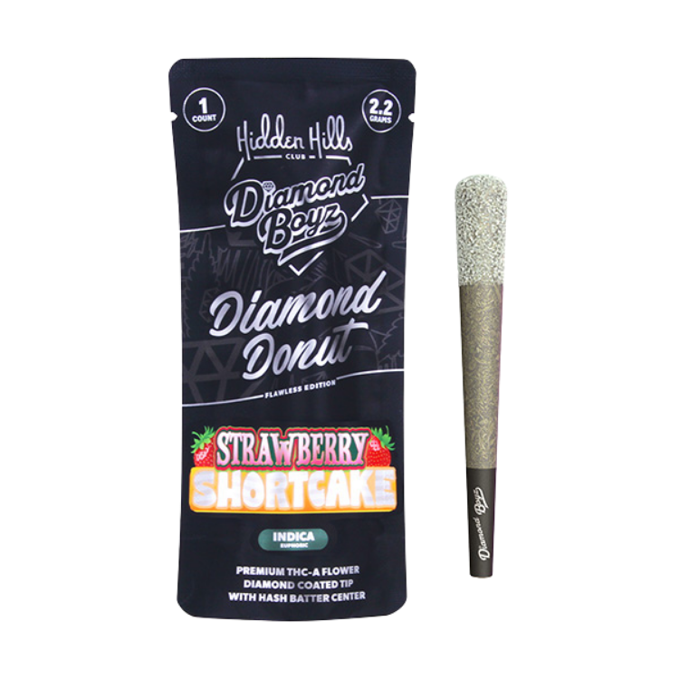 Hidden Hills Diamond Donut THCA Hash Hole Prerolls | 2.2g
