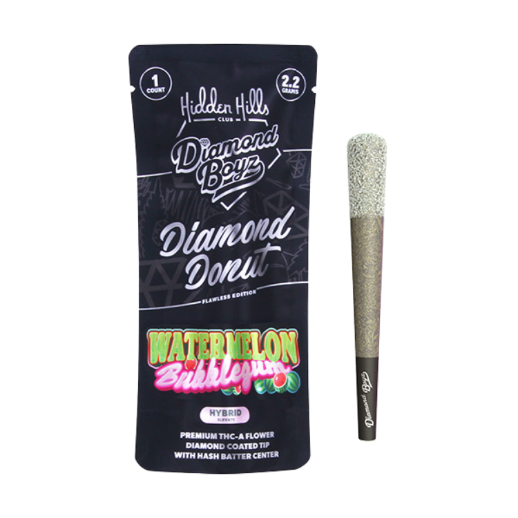Hidden Hills Diamond Donut THCA Hash Hole Prerolls | 2.2g