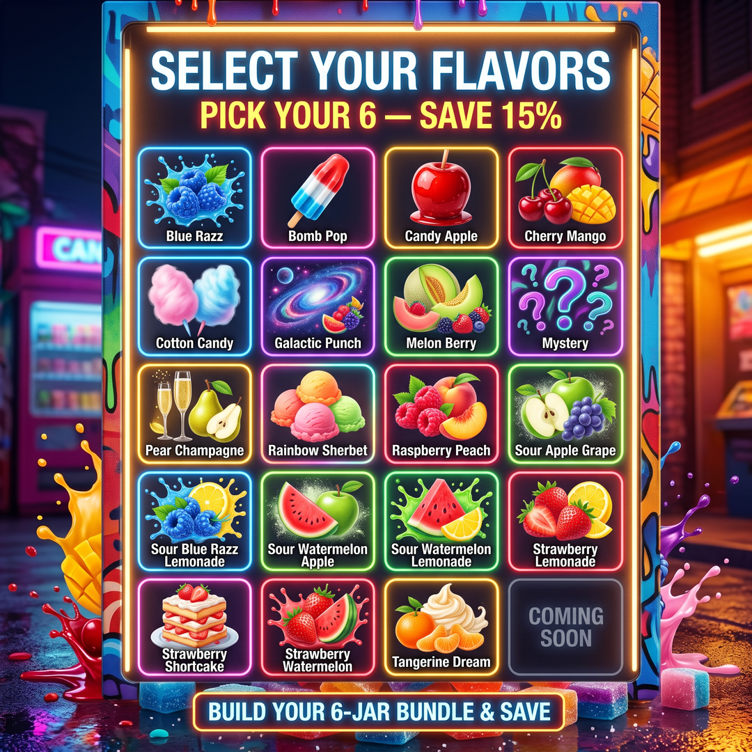 BITEZ Gummies 10,000mg Jarz - Mix n Match Variety Pack