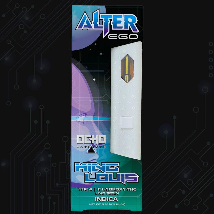 Alter Ego 3.5 Gram Disposable - King Louis - Indica - Live Resin