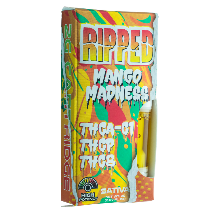RIPPED - THCA-C1 Blend - 2G Cartridge - Mango Madness - Sativa