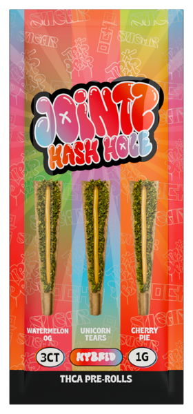 JOINTZ Hash Hole THCA Prerolls - Hybrid - 3 Gram