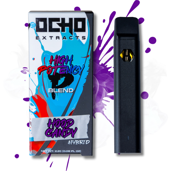 2.2 Gram Disposable P Blend Hood Candy – Ocho Extracts