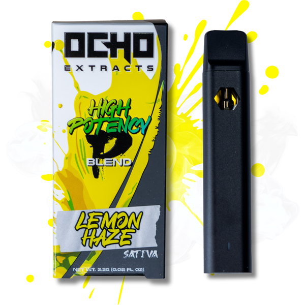 2.2 Gram Disposable P Blend Lemon Haze Ocho Extracts 2.2 Gram Disposable P Blend Lemon Haze Ocho Extracts