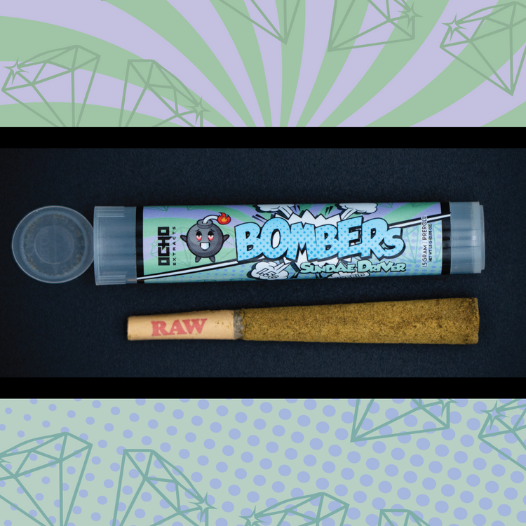 THCA Prerolls - Bombers - Sundae Driver - 1.5 Grams
