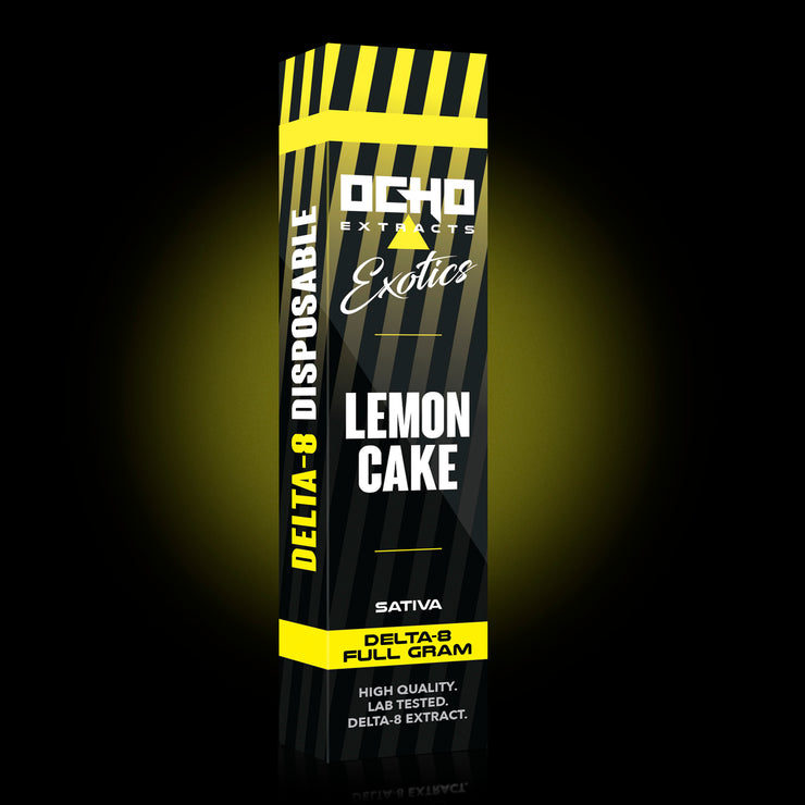 Lemon Cake Disposable THC Delta 8 - HHC - THCo - OchoExtracts