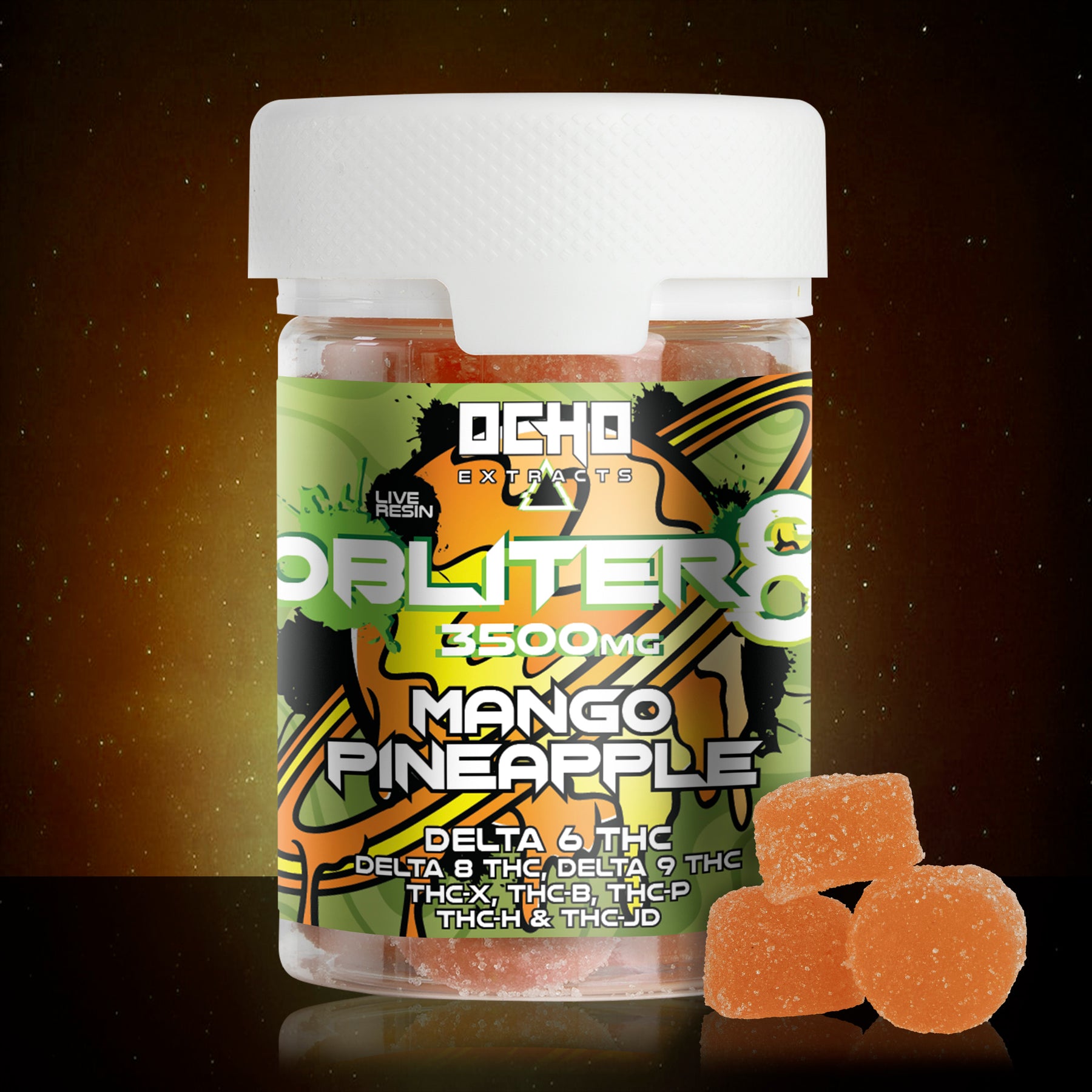MANGO PINEAPPLE 3500mg Gummies MANGO PINEAPPLE 3500mg Gummies