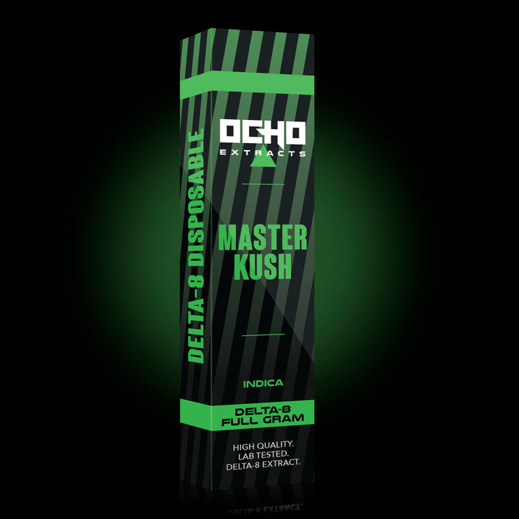 Master Kush Disposable THC Delta 8 - HHC - THCo - OchoExtracts