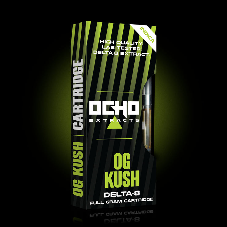 OG Kush Cartridge THC Delta 8 - HHC - THCo - OchoExtracts
