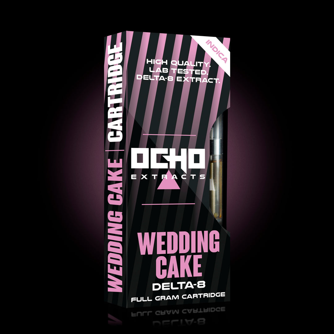 Wedding Cake Cartridge THC Delta 8 - HHC - THCo - OchoExtracts