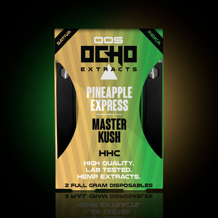 Dos Ocho - Pineapple Express & Master Kush - HHC - Dual (1g) Disposables